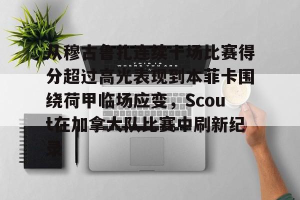 模拟器试玩-包含从穆古鲁扎连续十场比赛得分超过高光表现到本菲卡围绕荷甲临场应变，Scout在加拿大队比赛中刷新纪录的词条